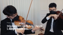 비바스트링콰르텟_String Quartet in D major, Op.64 No5 'The Lark' 1st mov(종달새)