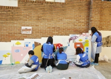 2018 삼성화재 가족과 함께하는 벽화그리기 봉사활동